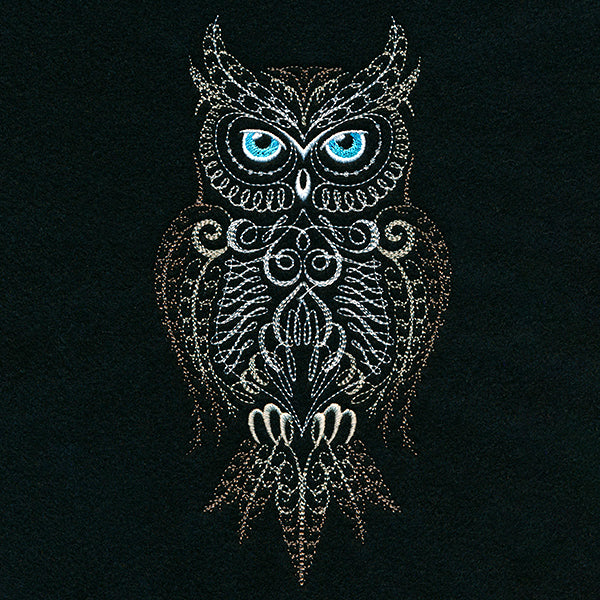Calligraphic Horned Owl