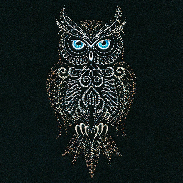 Calligraphic Horned Owl