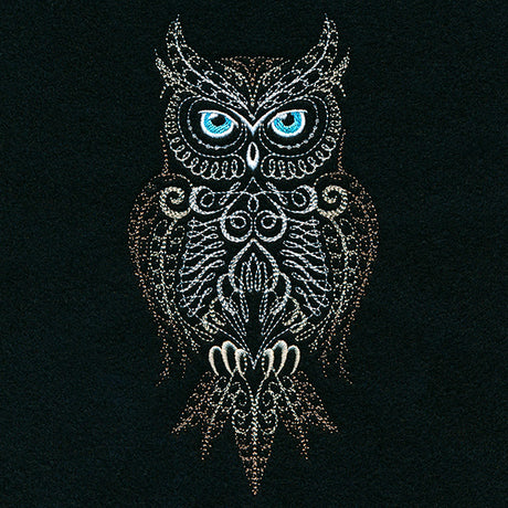 Calligraphic Horned Owl