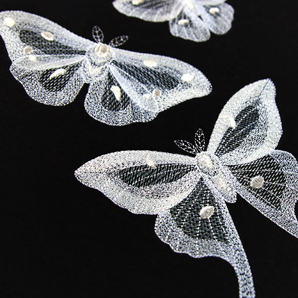Fluttering Moth Trio