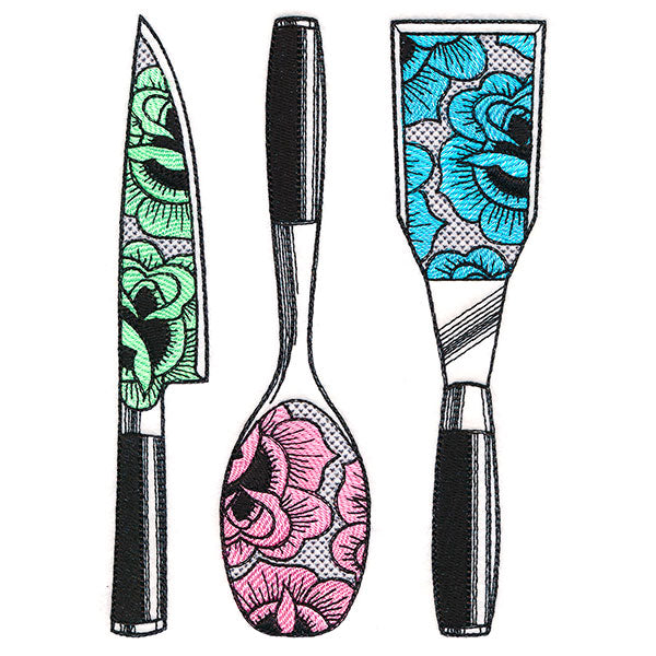 Blooming Kitchen Utensils