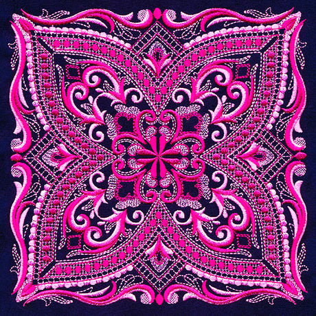 Bohemian Kaleidoscope Square