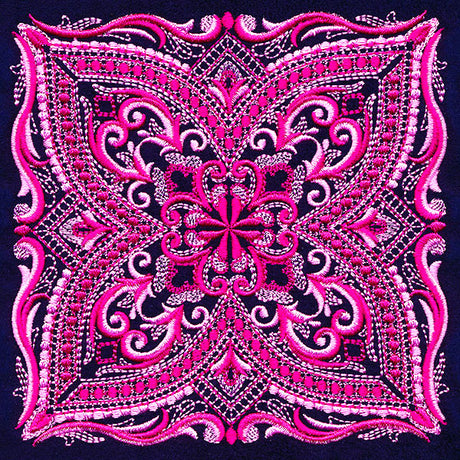 Bohemian Kaleidoscope Square