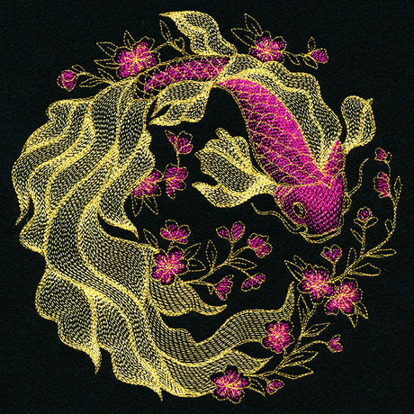 Graceful Koi