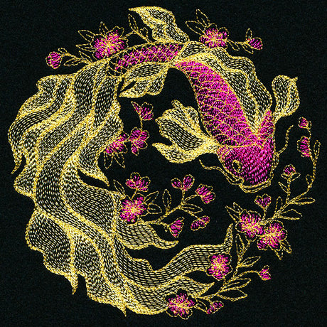Graceful Koi