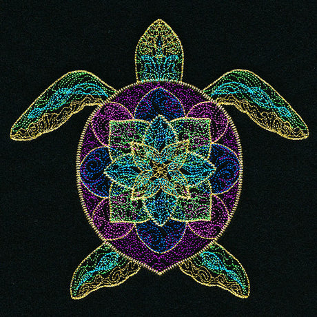 Bohemian Flourish Sea Turtle