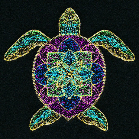 Bohemian Flourish Sea Turtle