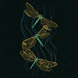 Glistening Dragonfly Trio