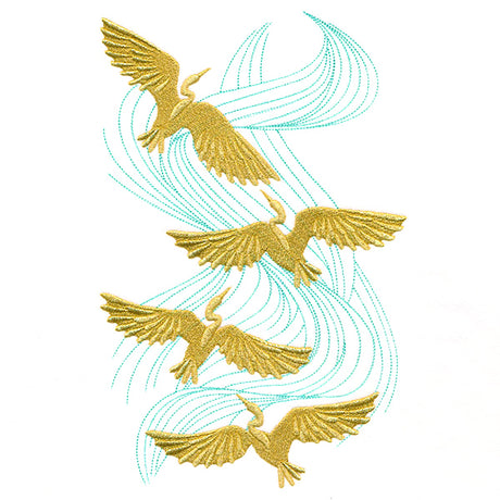 Glistening Cranes