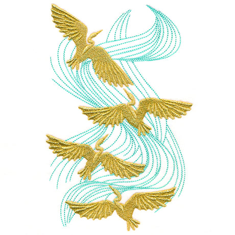 Glistening Cranes