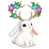 Sweet Floral Jackalope
