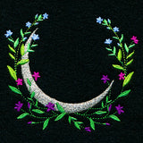 Floral Crescent Moon