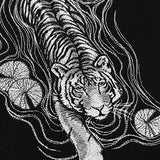 Tiger in Lily Pads