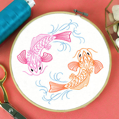 Calligraphic Koi