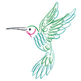 Calligraphic Hummingbird