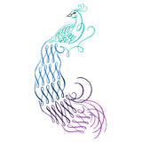 Calligraphic Peacock