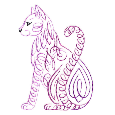 Calligraphic Cat