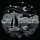 Starry Night Ocean Scene