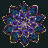Shimmering Blooms Mandala