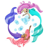 Flowing Mermaids
