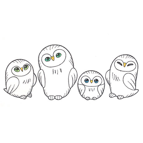 Charming Owl Border
