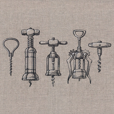 Sip Sip Hooray Corkscrew Border
