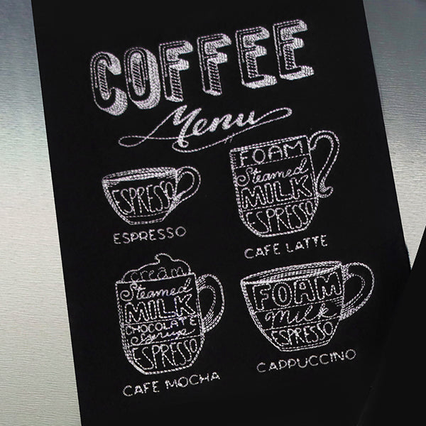Hipster Cafe Coffee Menu