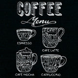Hipster Cafe Coffee Menu