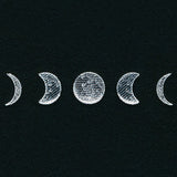 Whimsical Mask Motif - Moon Phases