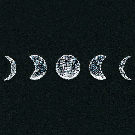 Whimsical Mask Motif - Moon Phases