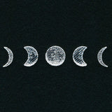 Whimsical Mask Motif - Moon Phases