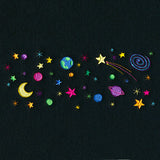 Whimsical Mask Motif - Celestial Sky