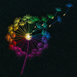 Rainbow Dandelion Wishes