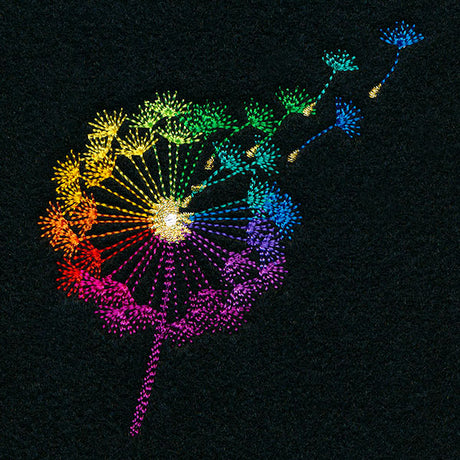 Rainbow Dandelion Wishes