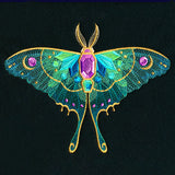 Bejeweled Luna Moth