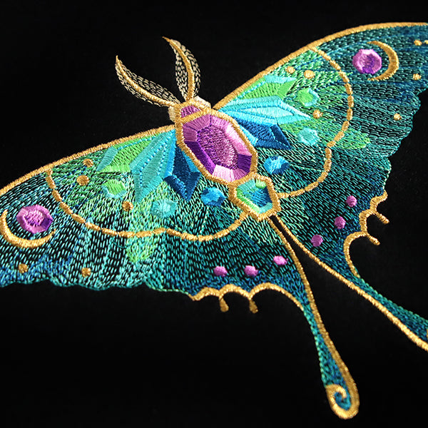 Bejeweled Luna Moth