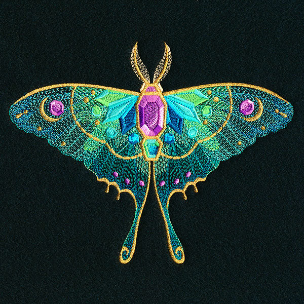 Bejeweled Luna Moth