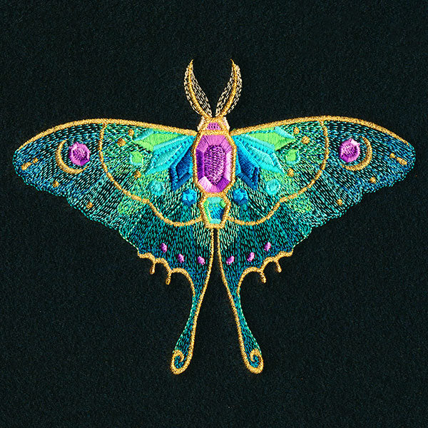 Bejeweled Luna Moth