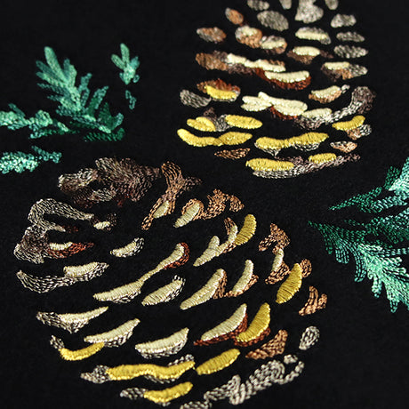 Midnight Elegance Pinecones