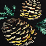 Midnight Elegance Pinecones
