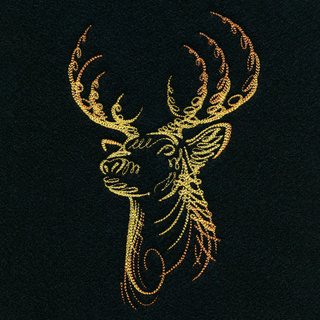 Calligraphic Reindeer