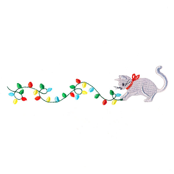 Christmas Lights Kitty