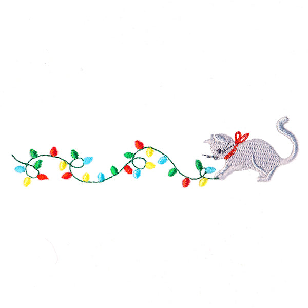 Christmas Lights Kitty