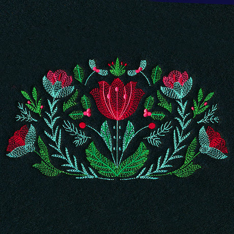 Festive Folk Crest