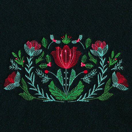 Festive Folk Crest