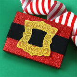 Shimmering Santa Buckle (Lace)