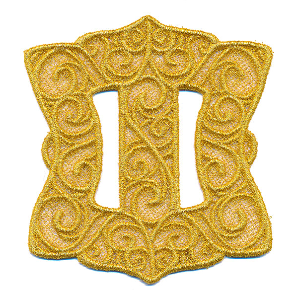 Shimmering Santa Buckle (Lace)