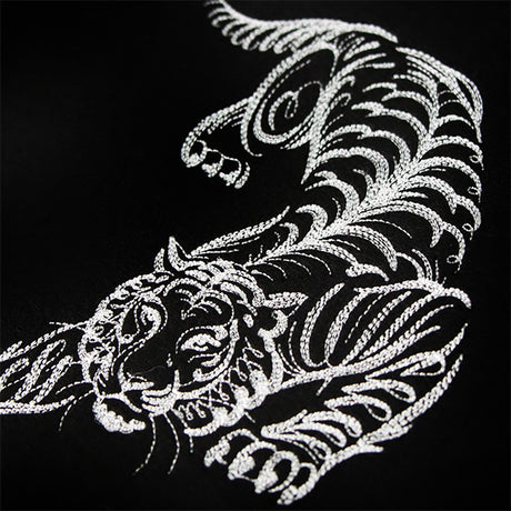 Calligraphic Prowling Tiger