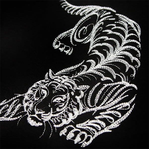 Calligraphic Prowling Tiger