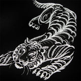 Calligraphic Prowling Tiger